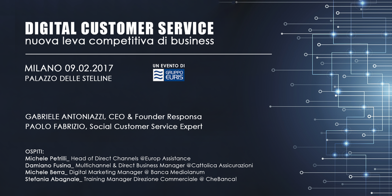 Digital Customer Service: a febbraio l’evento Responsa e Gruppo Euris