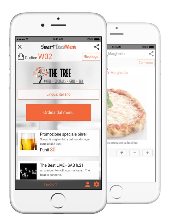 SmartTouch Menu, ristorazione a misura di cliente