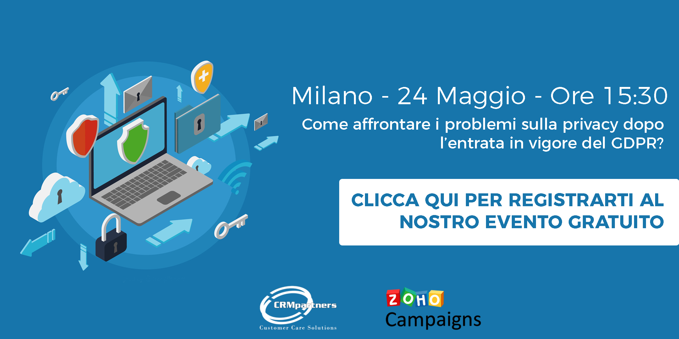 24 maggio, meetup gratuito “GDPR e campagne marketing”