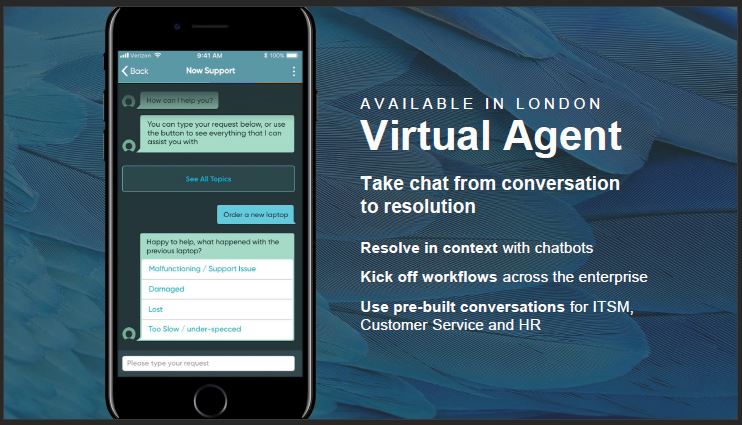 ServiceNow presenta Virtual Agent, la soluzione che risolve al volo le richieste degli utenti