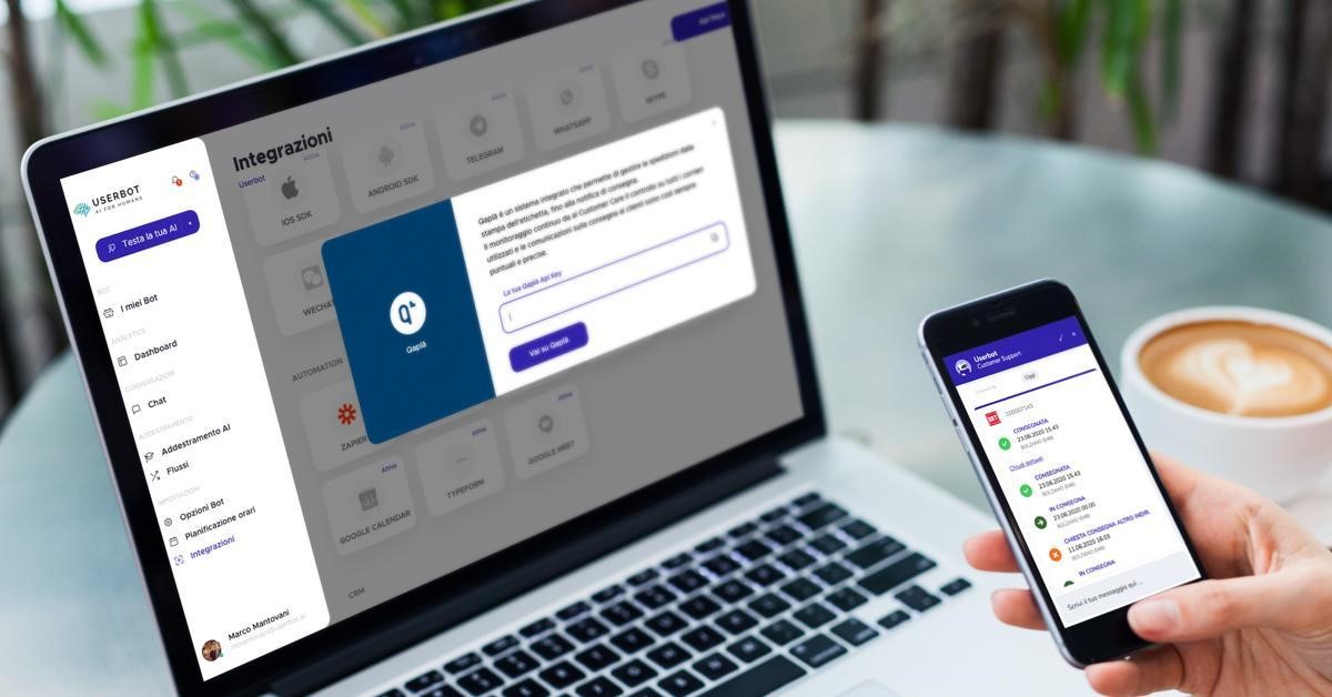 Qaplà e Userbot assieme per migliorare l’e-commerce