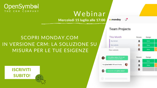 Marketing Automation e Monday nei due webinar di OpenSymbol