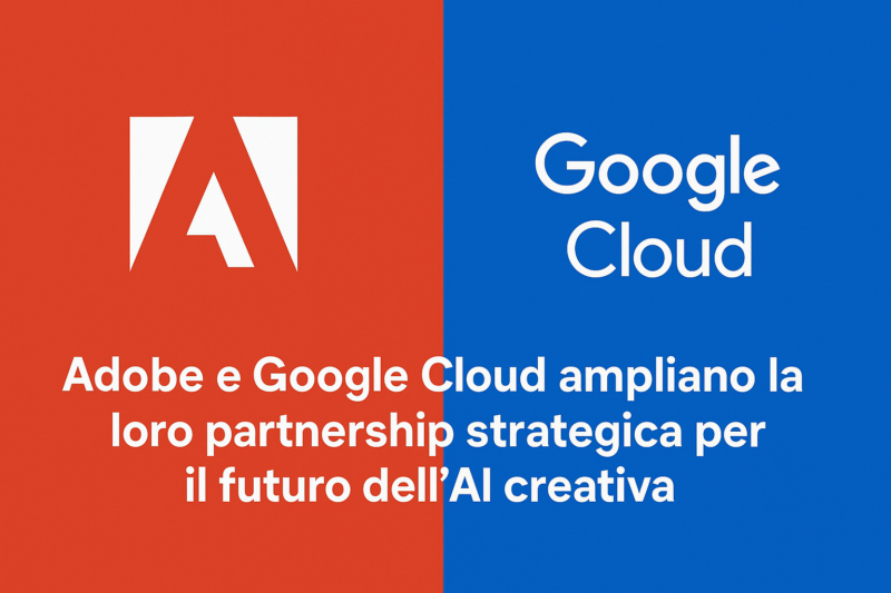 Adobe e Google Cloud insieme per una nuova era dell’AI creativa – CMI ...